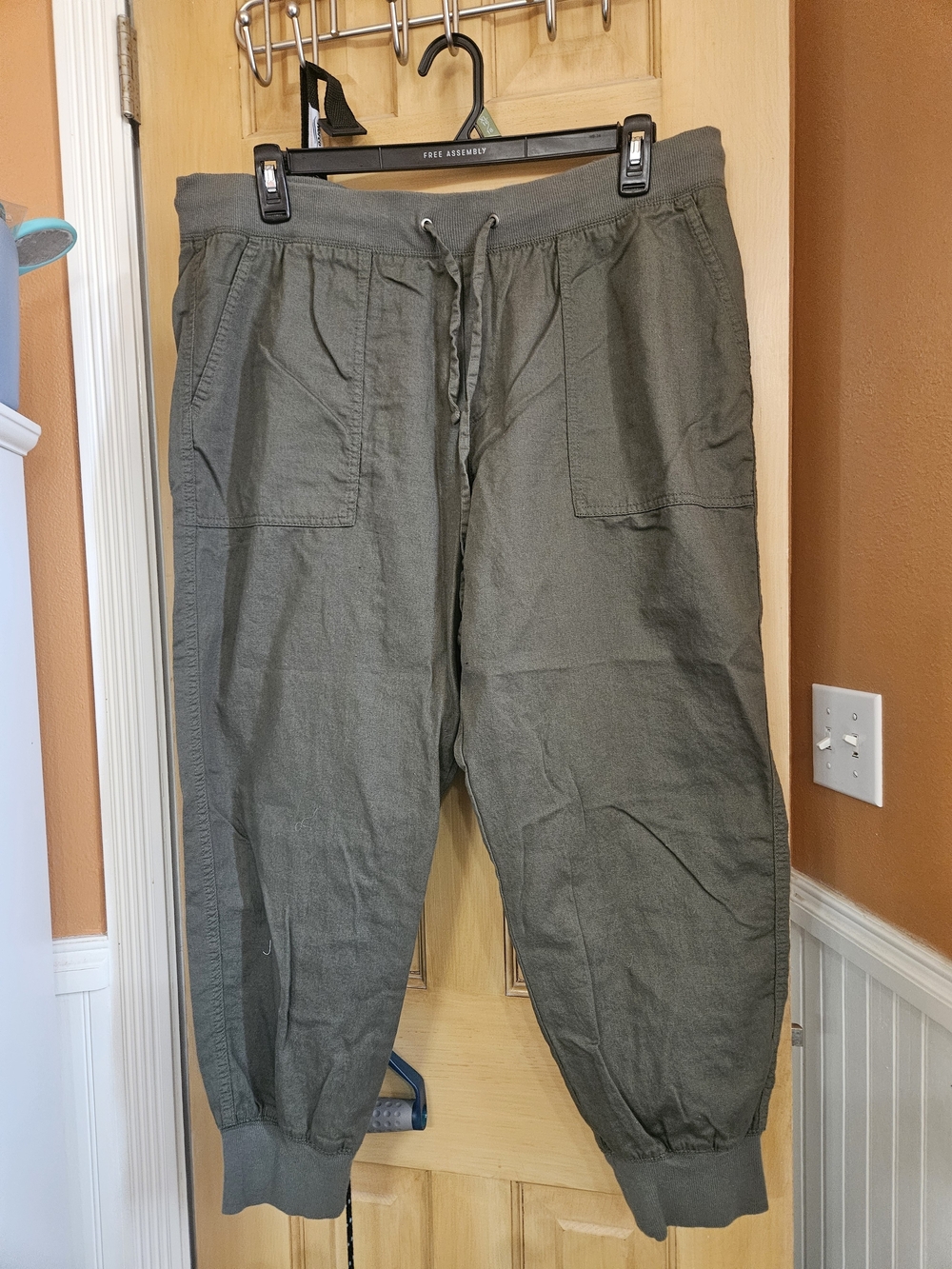GAP Olive Green Drawstring Jogger Pants